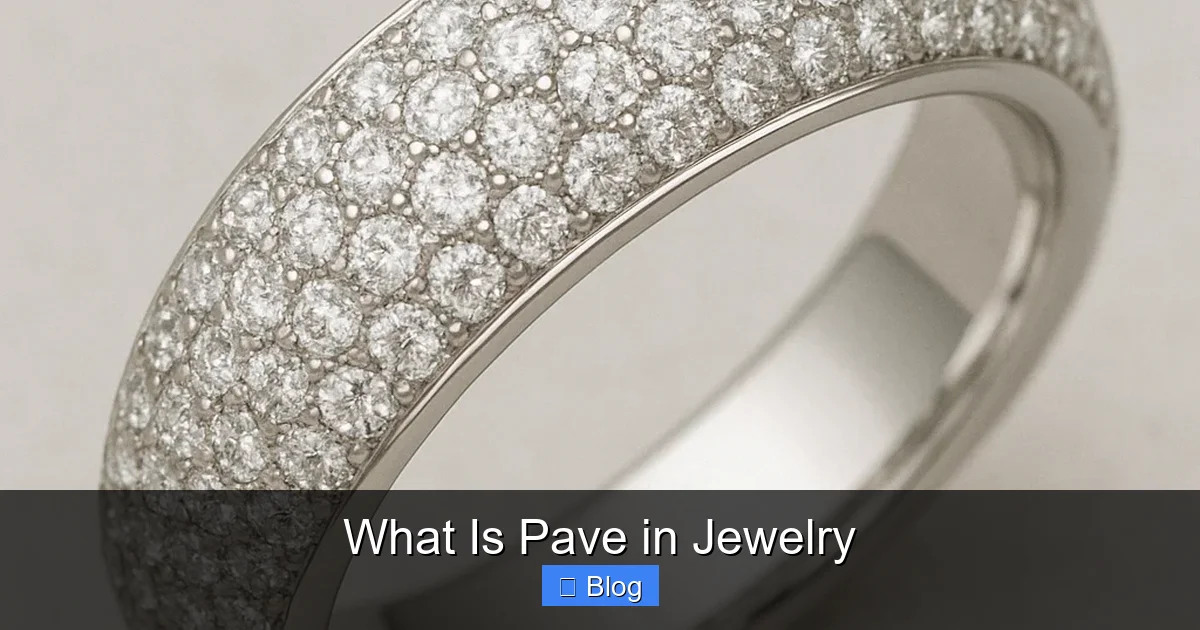 The Aesthetic Appeal of Pave Jewelry