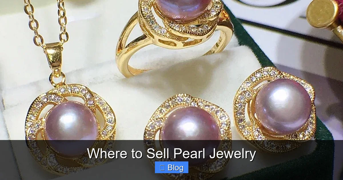Where to Sell Pearl Jewelry