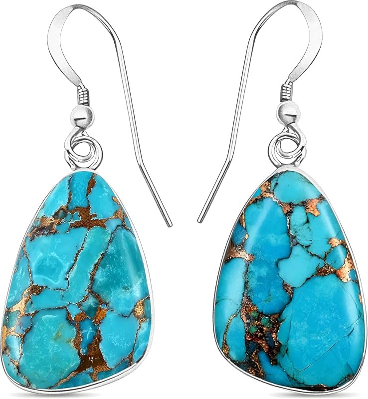 Shop LC Sterling Turquoise Earrings