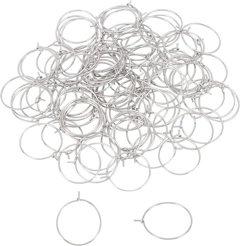 UNICRAFTALE Stainless Steel Hoop Findings