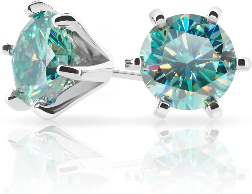 Moissanite Stud Earrings