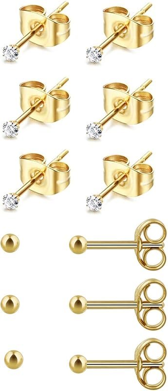 14K Gold Filled Piercing Studs