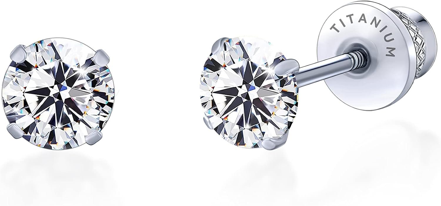 Limerencia G23 Titanium Screw Back Earrings