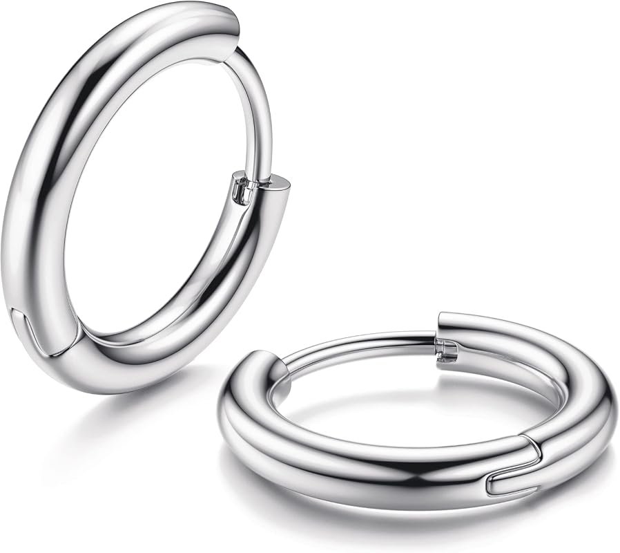 MILACOLATO G23 Titanium Huggie Hoops