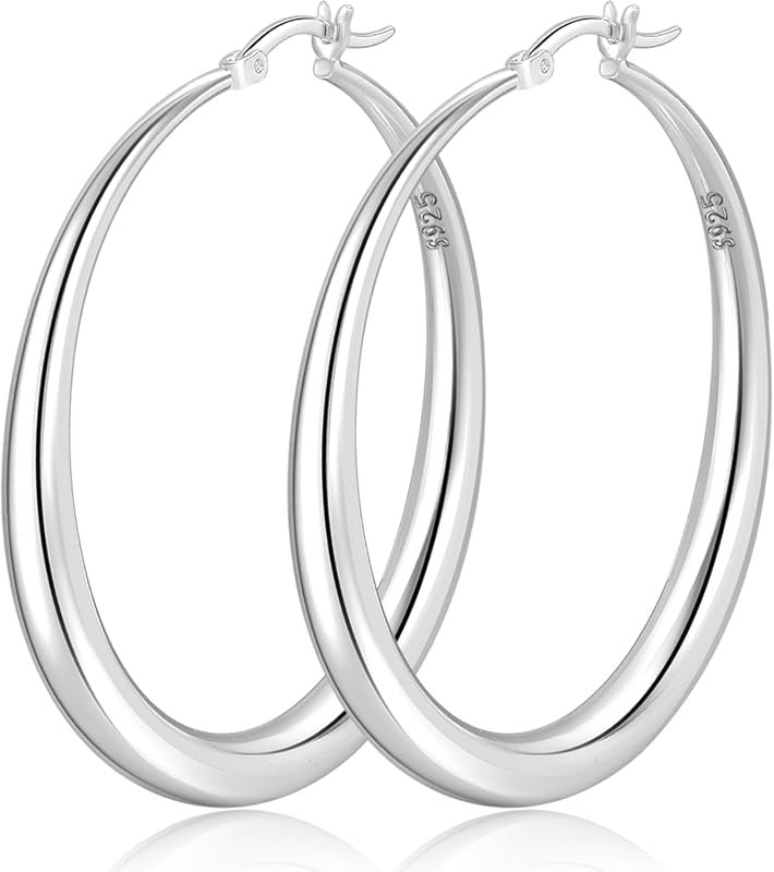 best sterling silver hoop earrings