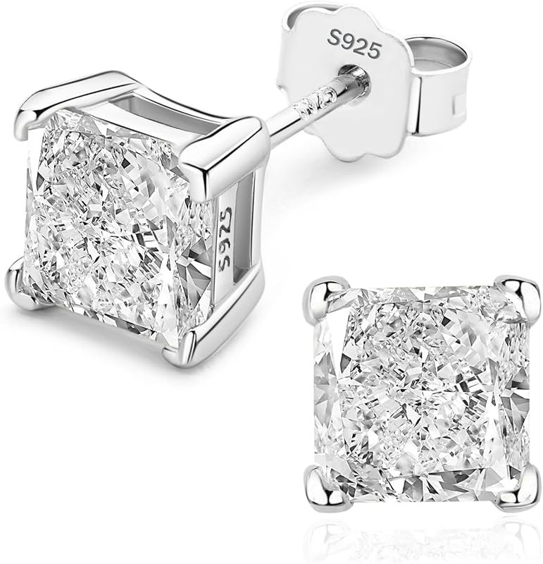 Silver CZ Studs