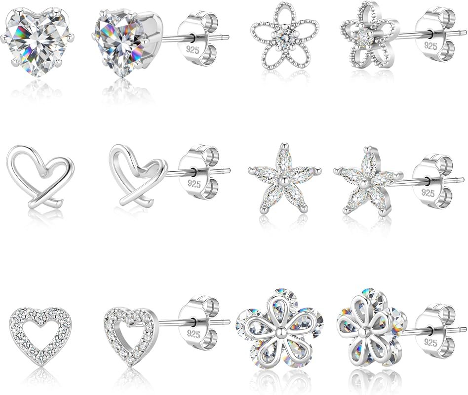 Heart Studs