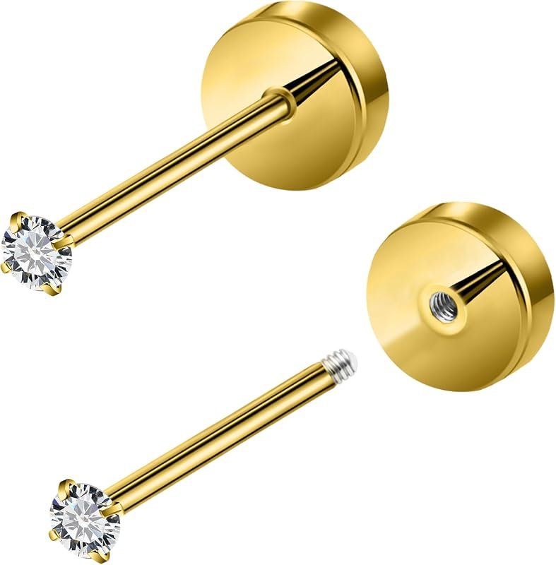 best stud earrings for newly pierced ears