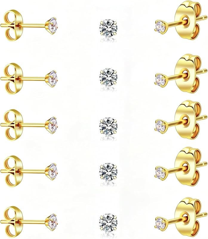 Surgical Steel Small Stud Earrings