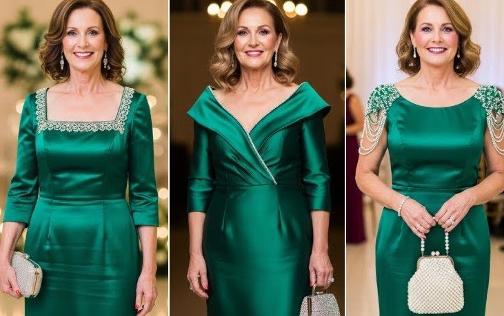 what color jewelry goes with green dress